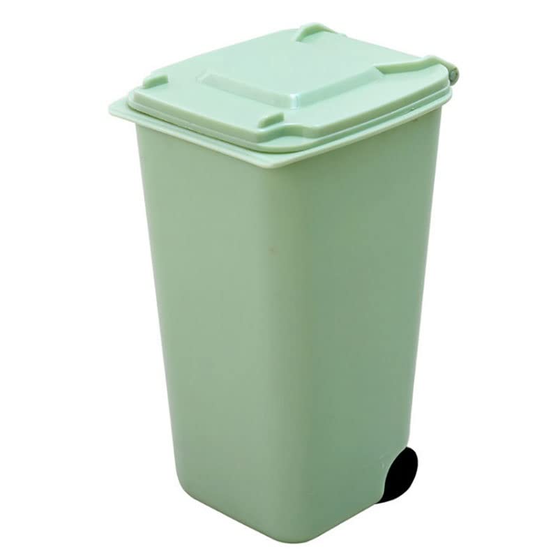 MfChy Waste Bin Desktop Storage Box Home Lixo cesto de recipiente Tabela de lixo pode balançar o armazenamento