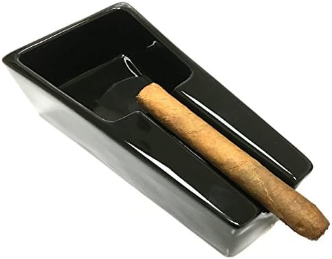 F.E.S.S. Fess Ceramic Single Cigar Restray para pátio, uso interno e externo de uso de desktop