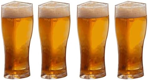 Copo de cerveja de cerveja de ranhura separável 4 partes de grande capacidade de cerveja grossa