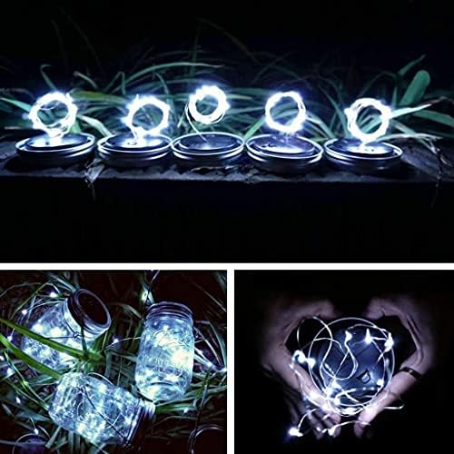 Luminárias de lâmpadas solares de led de sdgh luzes de cordas de cordas ardentes de jarra de férias de