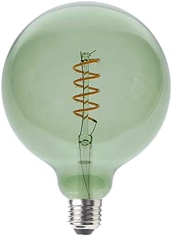 Bulbos de LED de Maotopcom equivalentes de 40 watts, 4W G125 LED GLOBE BULBS, Lâmpadas antigas vintage verde, lâmpada E27 Edison incandesce