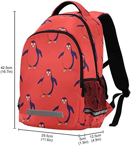 Jstel Elementary School Backpack Penguin Kid Bookbags para meninos meninas de 5 a 12 anos
