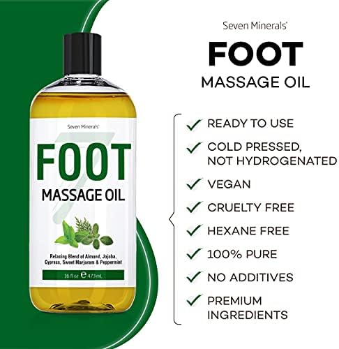 Oil de massagem premium para massagem terapêutica - garrafa grande de 16 onças - ideal para massagem profissional