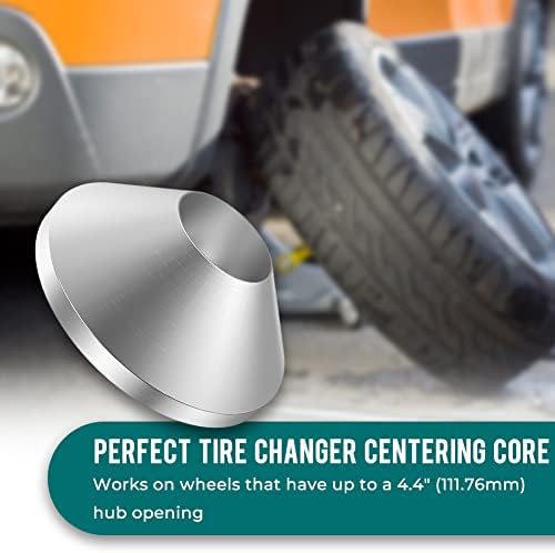 Cone de centralização manual de pneus manuais de grande manual, Balanceador de roda de alumínio