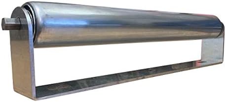 Rolo pesado com suporte | Aço galvanizado de 15 ″ | 1,97 ″ diâmetro