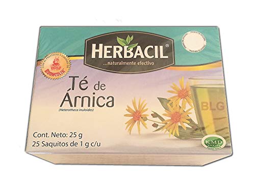 Herbacil Arnica Tea 25 sacos pacote de 3