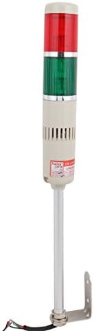 Aexit CC 24V Retreias e controles 5W Campa vermelha da campainha sonora Indicador de lâmpada de lâmpada de segurança Industrial Sinal de aviso