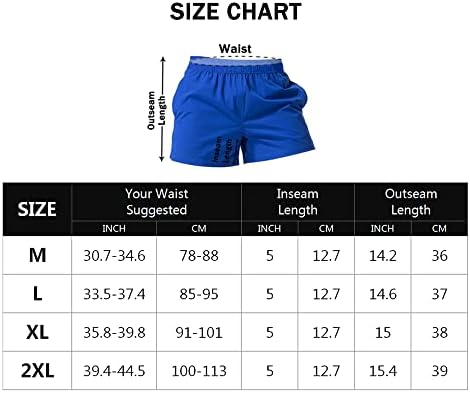 Jeeing Gear Men's Running Shorts 5 polegadas de shorts atléticos leves seco rápido com malha respirável na