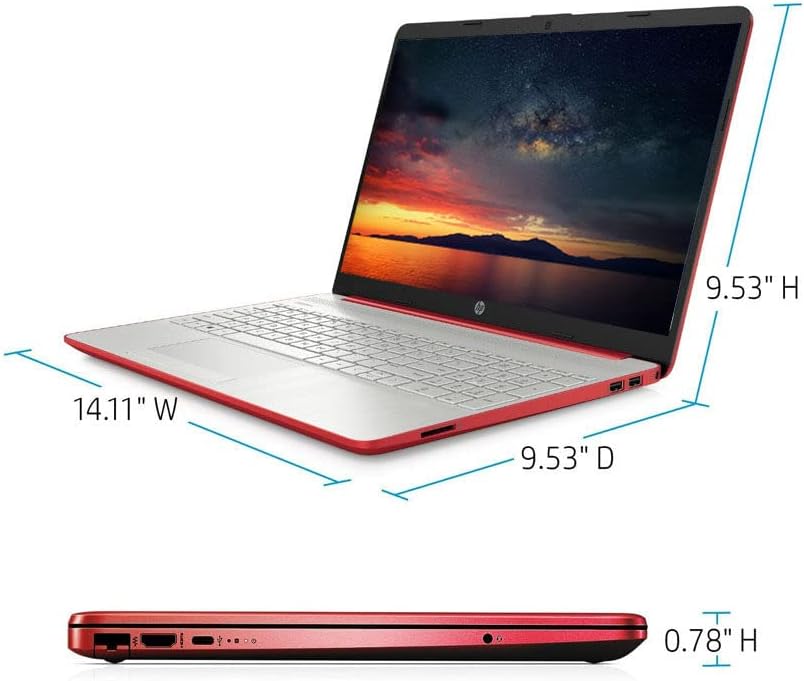HP 2022 Laptops mais novos para estudantes e negócios universitários, computador HD de 15,6 polegadas, Intel