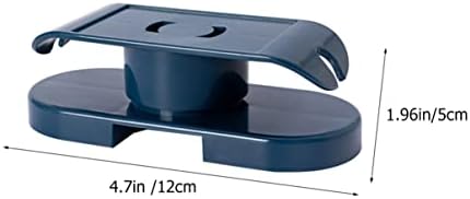 Veemoon 9pcs Auto-soco para os detentores fixadores suportes de parede faixa de cozinha de parede Plástico Plástico Plástico Plateed Socket e Suporte Cable Racks Sistema de placa livre Montagens