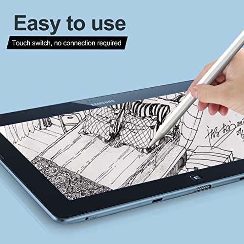 Caneta de caneta ativa para telas de toque iOS e Android, MXCoirtp Universal Fine Point Lápis Compatível com iPad,
