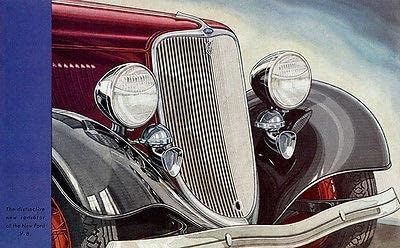 1933 Ford V8 - ímã de publicidade promocional