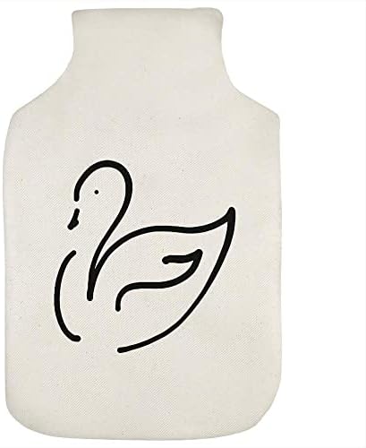 Azeeda 'line Art Bird' Hot Water Bottle Bottle