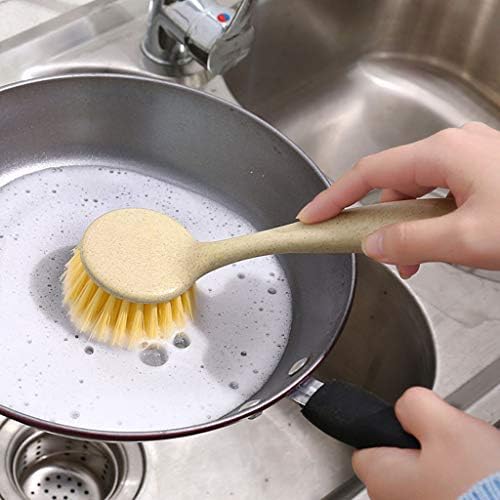 Escova de lavagem para traseiro Limpeza de escova de óleo de cozinha Tigela antiaderente Tigela
