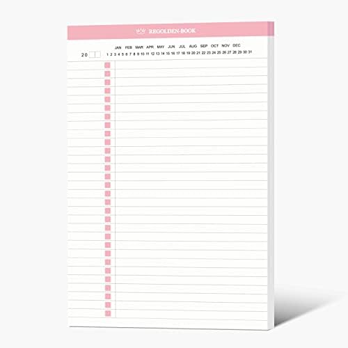 Regolden-book diariamente para fazer listar o planejador de notas, note Pads 5x8 com notebook
