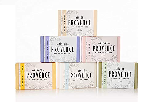 AIX en Provence Triple Milled Butter Artisanal Soap, amêndoa, 1 contagem