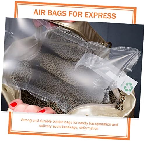 Nuobesty 50pcs embalagem entrega de almofada envelhecimento saco de bolhas de bolhas vazias para travesseiros enchendo expresso xxcm idade inflável e sacos de proteção de ar plásticos anti-cruz
