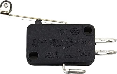 Interruptor de limite de gibolea 10pcs Novo braço de alavanca de alavanca longa micro rolo normalmente abre o interruptor limite de fechamento
