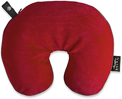 Travesseiro de pescoço em forma de U Utopia Bucky, cereja vermelha, tamanho único