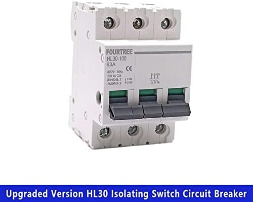 1PCS Switch principal HL30 Isolador do disjuntor Função da família Isolador Isolador 1p 2p 3p 4p 32a 63a
