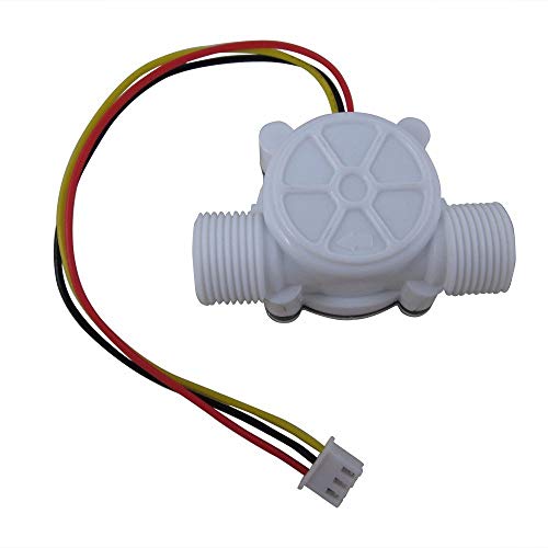 Sensor de fluxo de água Digiten G3/8 , Hall Sensor Flow Meder Medro de fluxo de fluxo de fluxo Counter 0,3-10L/min-Arduino,