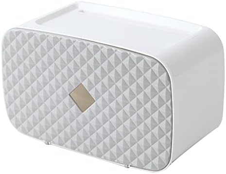 Caixa de lenço de banheiro zldxdp, prateleira de higiênico à prova d'água sem soco, caixa de papel,