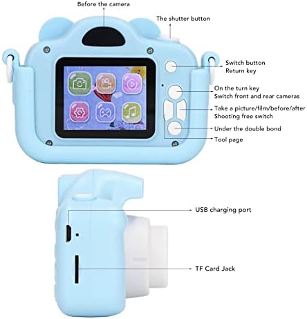 Okuyonic Mini Kids Camera, Operação simples de câmera para crianças de alta definição com cordão para casa