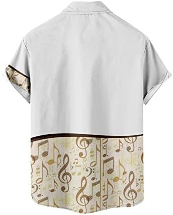 Camisa havaiana masculina Mangas curtas Button Button Down Down Summer Beach Dress Cirtas confortáveis ​​tops de blusa para homens