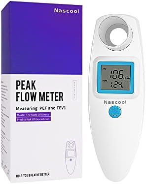Medidor de fluxo de pico digital, Medical Home com rastreamento Spirômetro de Rastreamento de Software e Confiável para Asthma DPED adulto crianças