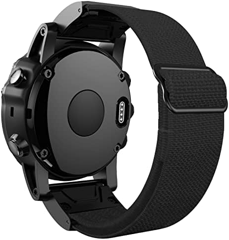 Kavju Quickfit Watch Band Strap for Garmin Fenix ​​6 6x Pro 5x 5 mais 3HR 935 945 S60 NYLON LOOP 22 26mm de relógio