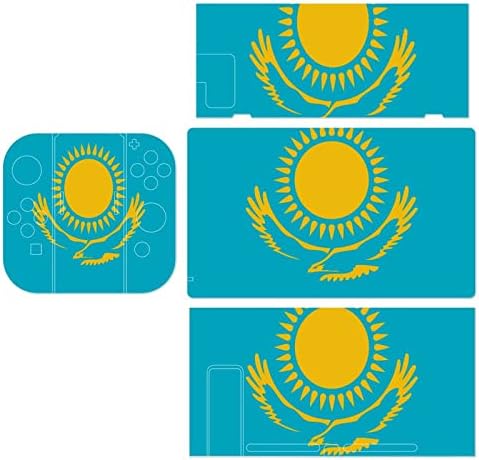 Capa de adesiva da bandeira do Cazaquistão.