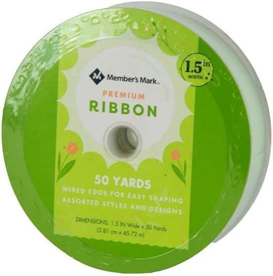Premium Ribbon Wired Edge 50 metros de 1,5 de verde -sálvia