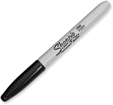 Marcadores permanentes de Sharpie, ponto fino, preto, 36 contagem e Sharpie S-Gel, canetas de gel,