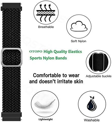 Bandkit Smart Watch Band for Garmin Vivoactive 3/4 Venu 2/Forerunner 645 245 158 745 Straping Strap Vivomove HR 20 22mm Acessórios para bandas de vigia