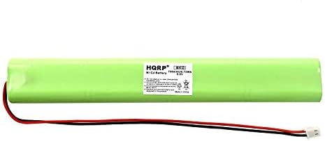 Bateria de luz de saída de emergência HQRP compatível com Unitech BBAT0043A Lithonia ELB-B003 ELB-B004