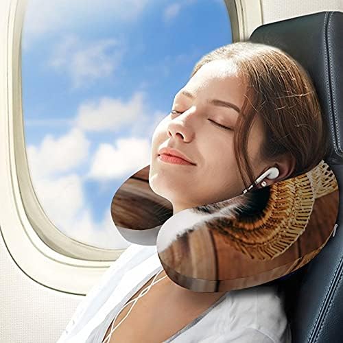 Cato com chapéu travesseiro de travesseiro em forma de U Pillow para passeio de carro de viagens de avião cochilando