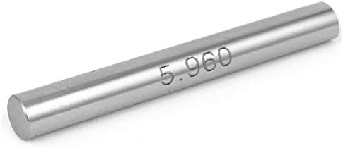 X-Dree 5,96mm DIA GCR15 Cilindro da haste da haste Largura Medição Medição do pino (5,96 mm dia gcr15