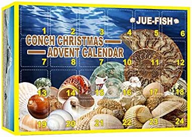 Calendário do Advento 2021, Calendário de advento de contagem regressiva de férias de Natal, minerais