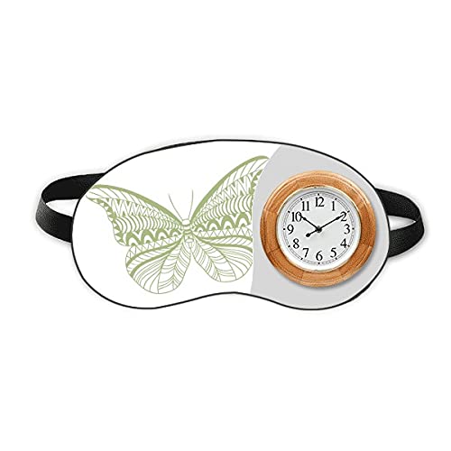 Green Kite Art Deco Fashion Sleep Eye Head Clock Cober