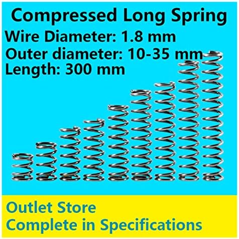 As molas de compressão são adequadas para a maioria dos reparos I O diâmetro do fio da mola de retorno é de 1,8