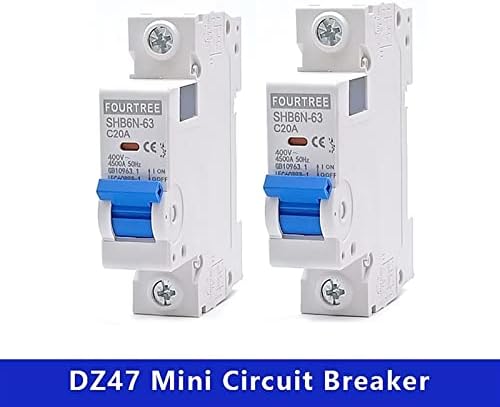 1pcs 1 pólo 230v ~ ctype mini circuito de disjuntor recorte miniaturidade interruptor de ar