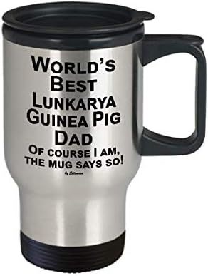 Lunkarya -cobaia porquinho, cobaias Stuff - Melhor Pai Guineapig do mundo - caneca de viagem