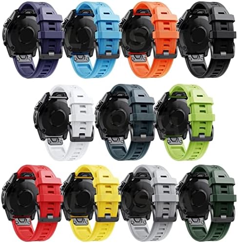 Bneguv Silicone Official 26 mm Redução rápida REAGEMPLATEMPRAP PARA GARMIN FENIX 7 7X 6 6X 5X 5 3 HR Smart Watch Watch Feolfit Wrist Band Band