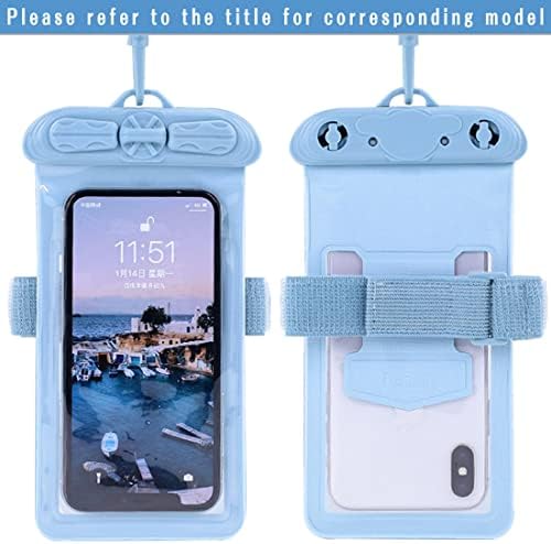 Caixa de telefone Vaxson, compatível com Thuraya X5-Touch Bolsa à prova d'água Bolsa seca [não filme de protetor de tela] Blue