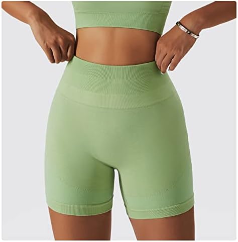 Turbofit Workout Shorts para mulheres com cintura alta de ioga de ginástica de ginástica de ginástica