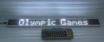 Gowe Rmote Teclado/LED Sign/Pitch: 7.62mm/White Color/7by96/Billboard/SMD-0603/1/8Scan/LED Window Display/LED