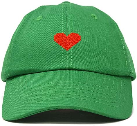 Dalix pixel coração chapéu feminino chapé de algodão bordados namorados bordados