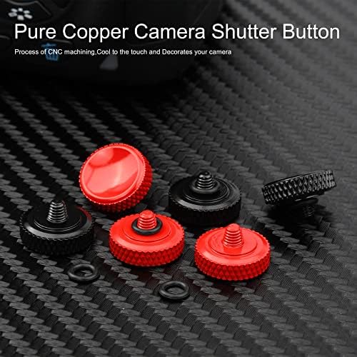 Botão do obturador da câmera Yullmu 12 mm de cobre puro do obturador macio do obturador para fuji