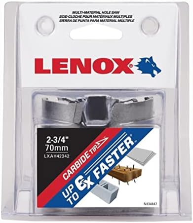 Lenox Tools Hole serra, carboneto, 2 3/4 polegadas, 70mm