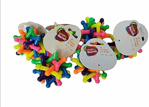 HZR Crazy Cat Ball Toy com sino, multicolor, 6 pacote